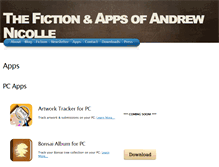 Tablet Screenshot of andrewnicolle.com
